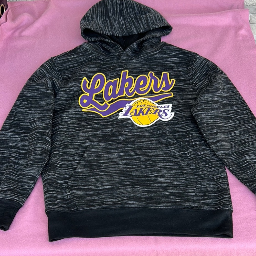 NBA Black and‎ Gray Sweaters with Lakers Branding